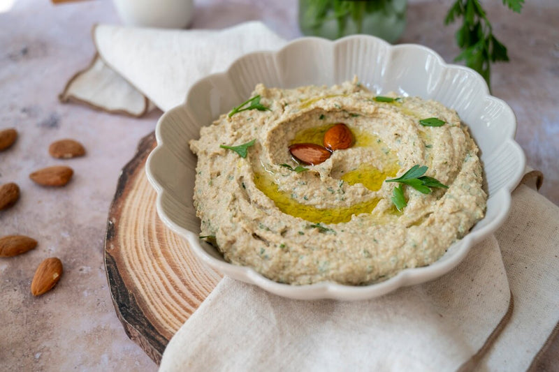 Tarator-Style Almond Pulp Savory Dip