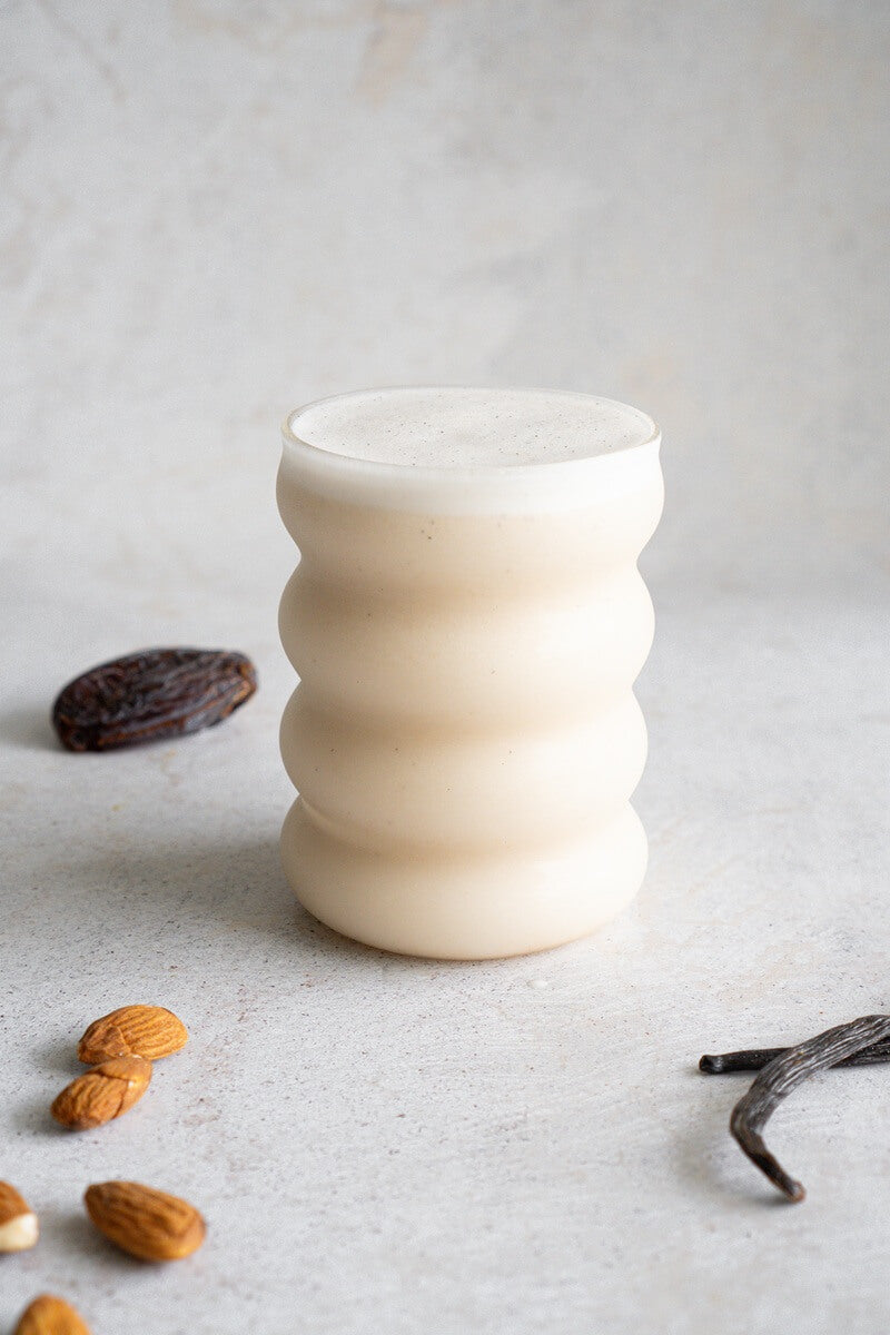 Almond milk in the mini-jug
