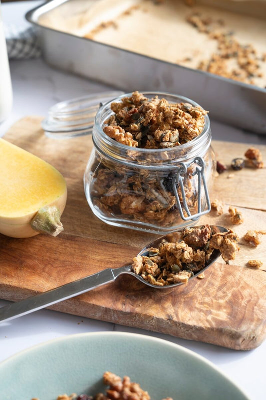 Granola med pumpa och kryddor