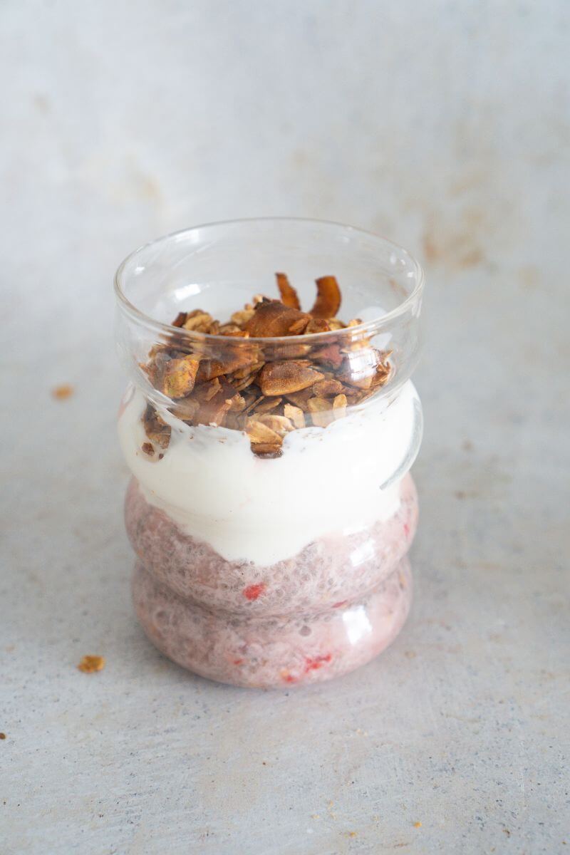Raspberries Chia Cups