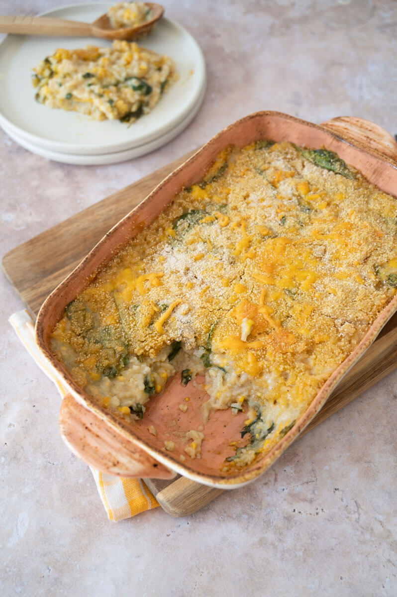 Rice Au Gratin with Rice Pulp